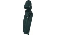 Set Cap and Scarf emerald