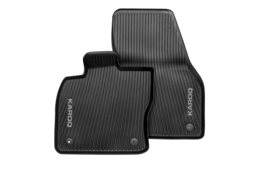 Tappetini Auto In Tessuto CARMAT TEXER Per Skoda Superb II (2008-2015) Basic: Set Di 4, Colore Nero, Produzione UE - Adattabilità E Qualità