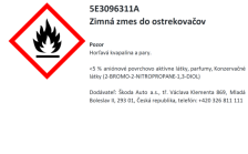 Winter windscreen washer fluid