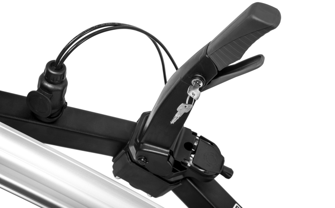 Towbar rack for 2 bicycles