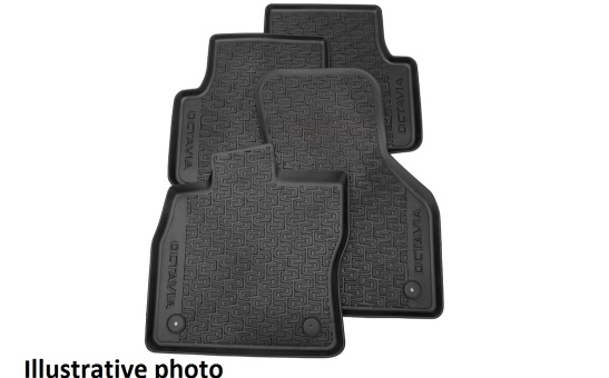 Rubber foot mats