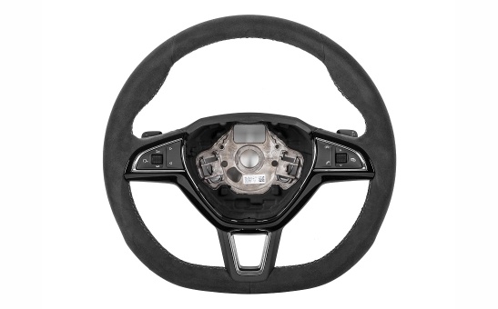Three-spoke sports steering wheel