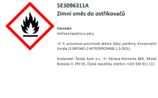 Winter windscreen washer fluid