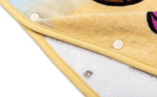 Girl's hooded bath towel