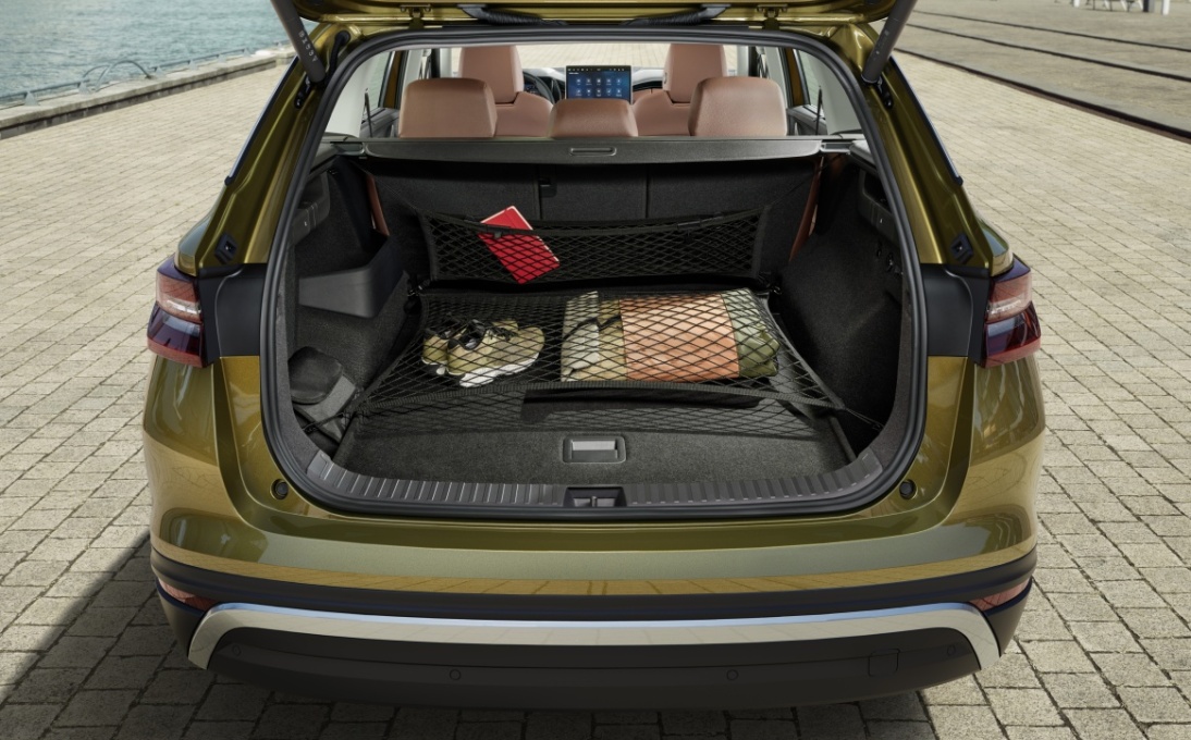 Netting system with pocket black Kodiaq II