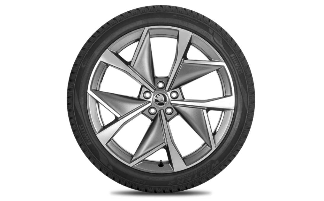 Complete winter alloy wheel Vision 21" for Enyaq, Elroq