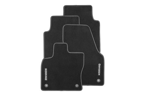 Textile foot mats Prestige Kodiaq