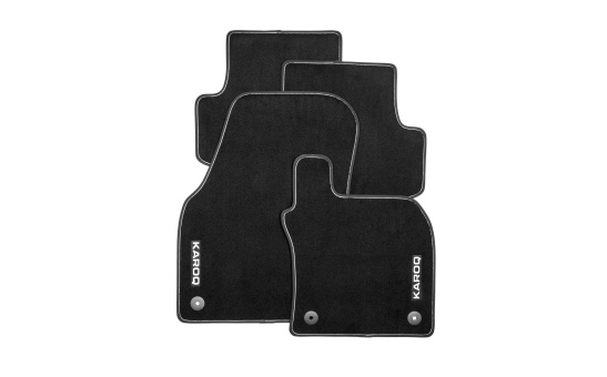 Textile foot mats Prestige – double nubuck