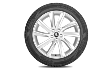 Complete winter alloy wheel Stratos 17" for Scala
