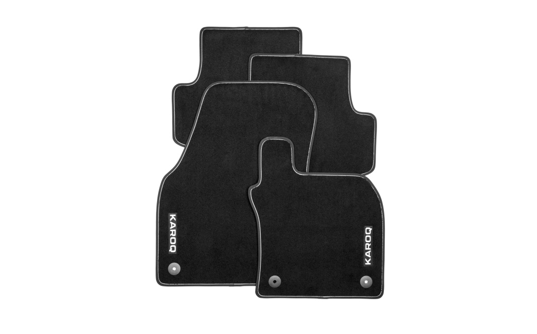 Textile foot mats Prestige – double nubuck