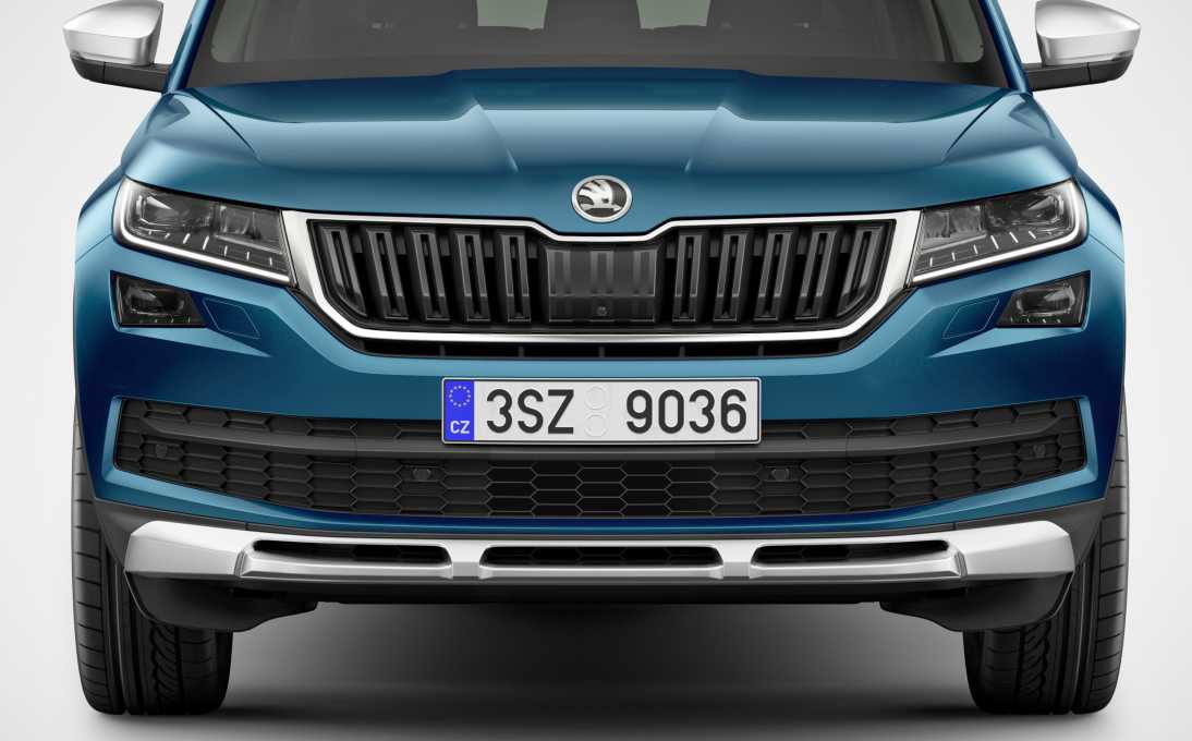 Front bumper spoiler Kodiaq