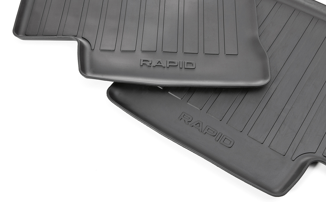 Rubber foot mats for Rapid