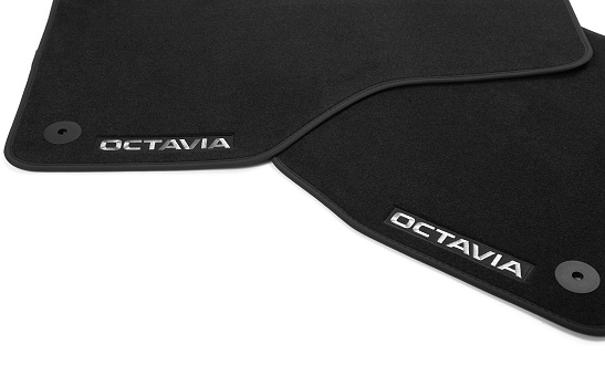 Textile foot mats Prestige Octavia III