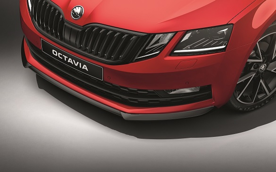 Front bumper spoiler Octavia III