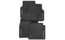 All-weather foot mats – grey lettering