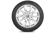 Complete winter alloy wheel Braga 17" for Kamiq