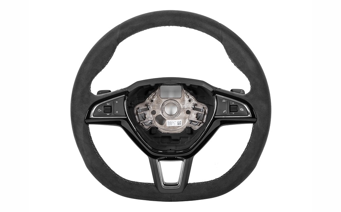 Three-spoke sports steering wheel