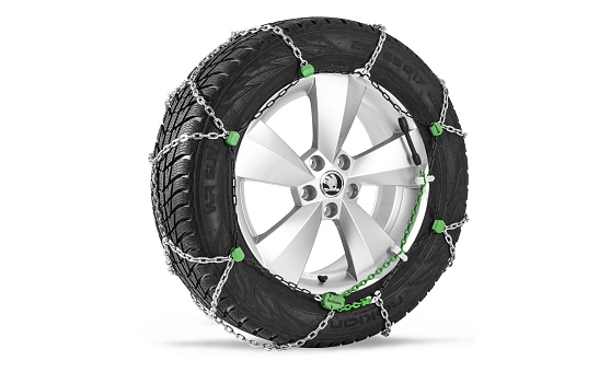 Set of stainless snow chains