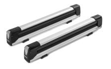 Ski and snowboard rack – slide-out