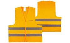 Reflective safety vest - orange