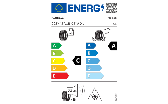 Complete winter alloy wheel Stratos 17" for Scala