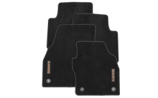 Textile foot mats Prestige – copper lettering and stitching