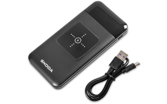 Powerbank 10 000 mAh with wireless charging