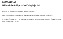 Screen cleaner refill 2-in-1