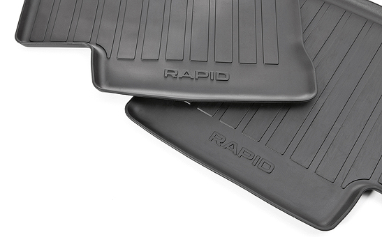 Rubber foot mats for Rapid