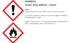 Screen wash additive – winter