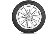 Complete winter alloy wheel Crystal 17" for Superb IV