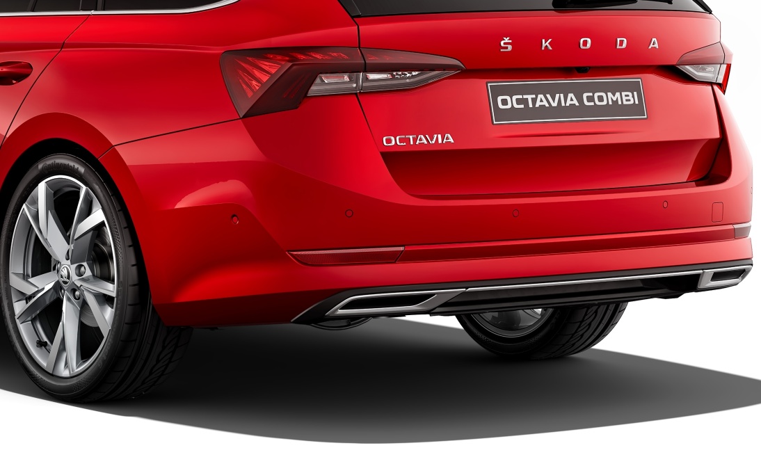 Rear parking sensors Octavia IV Combi