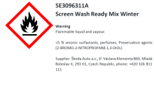 Winter windscreen washer fluid