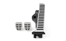 Stainless-steel foot pedal covers