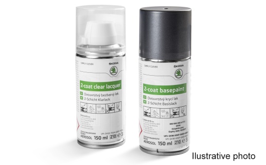 Paint spray black Ebony metallic