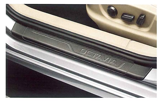 Door sill covers black