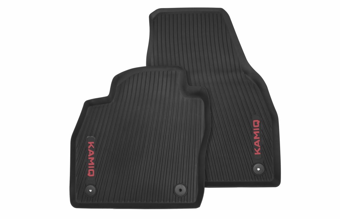 All-weather foot mats Kamiq - front