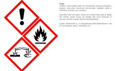 Touch-up paint pencil blue Storm metallic