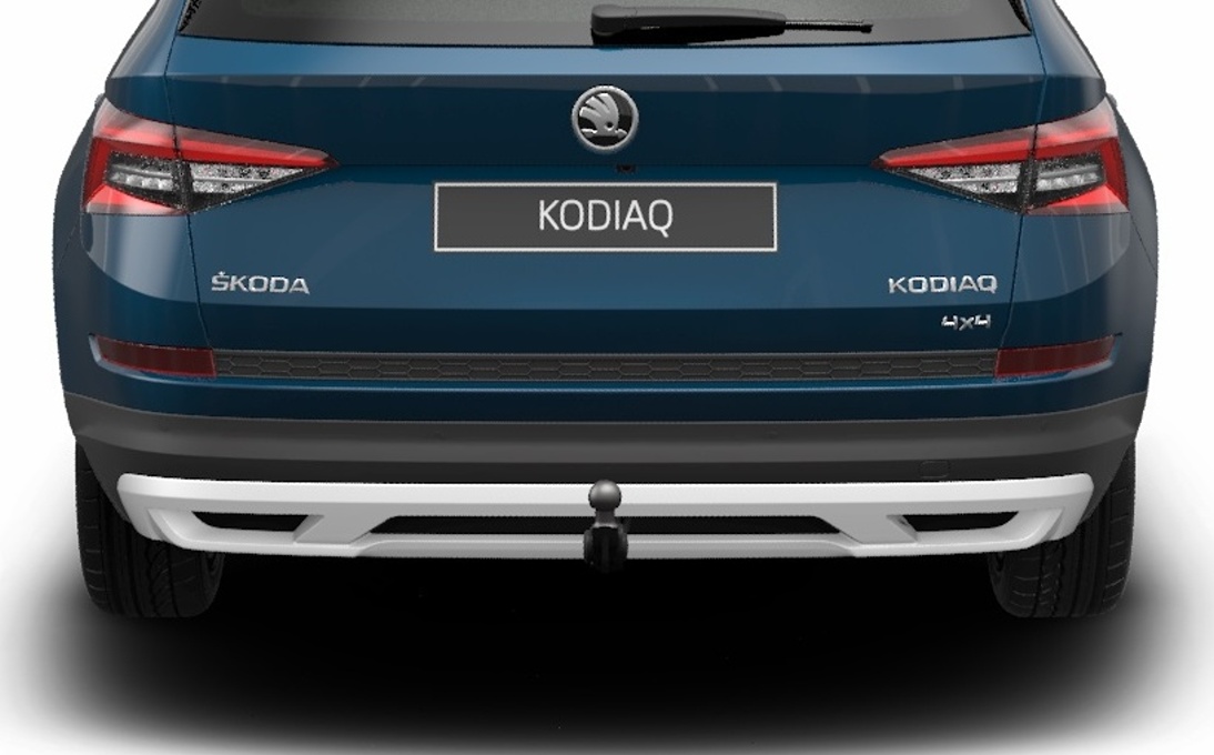 Rear bumper spoiler for Kodiaq