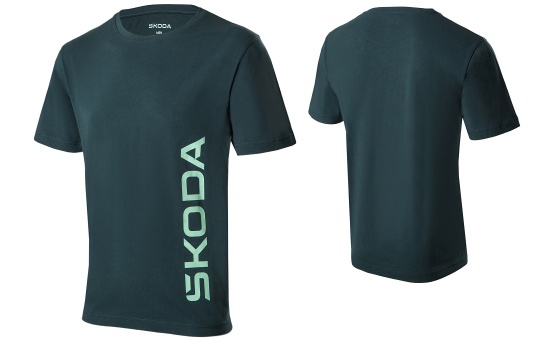 Men's T-shirt Škoda emerald