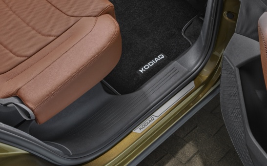 Decorative door sill covers Kodiaq