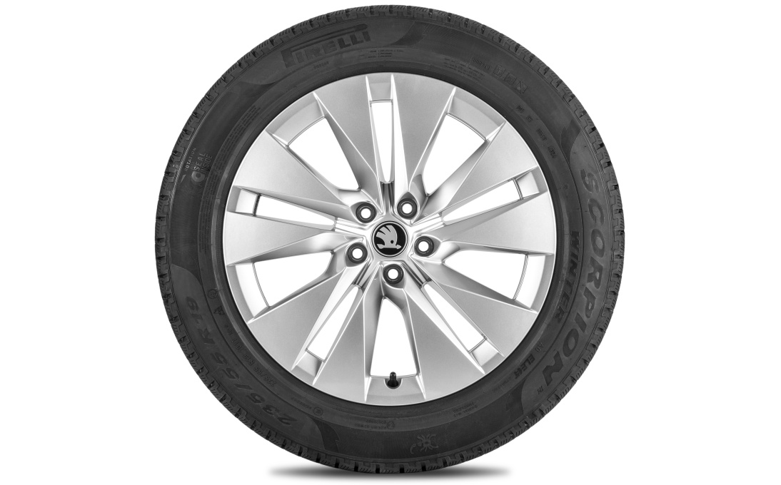 Complete winter alloy wheel Proteus 19" rear for Elroq, Enyaq