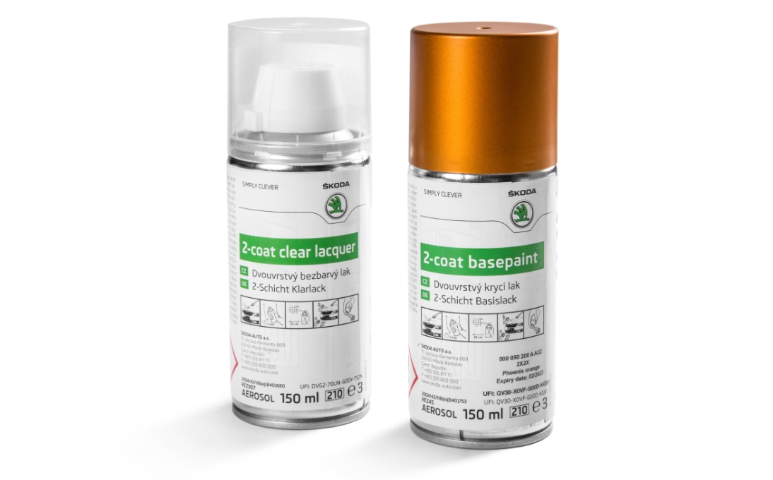 Paint spray orange Phoenix metallic