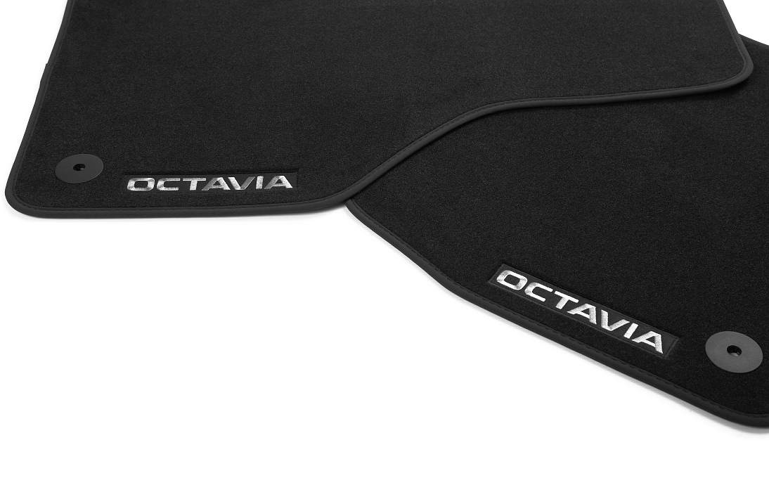 Textile foot mats Prestige Octavia III