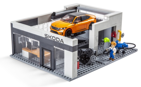 Building blocks Škoda service station