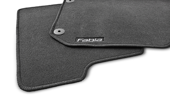 Set of rubber carpets for Fabia II